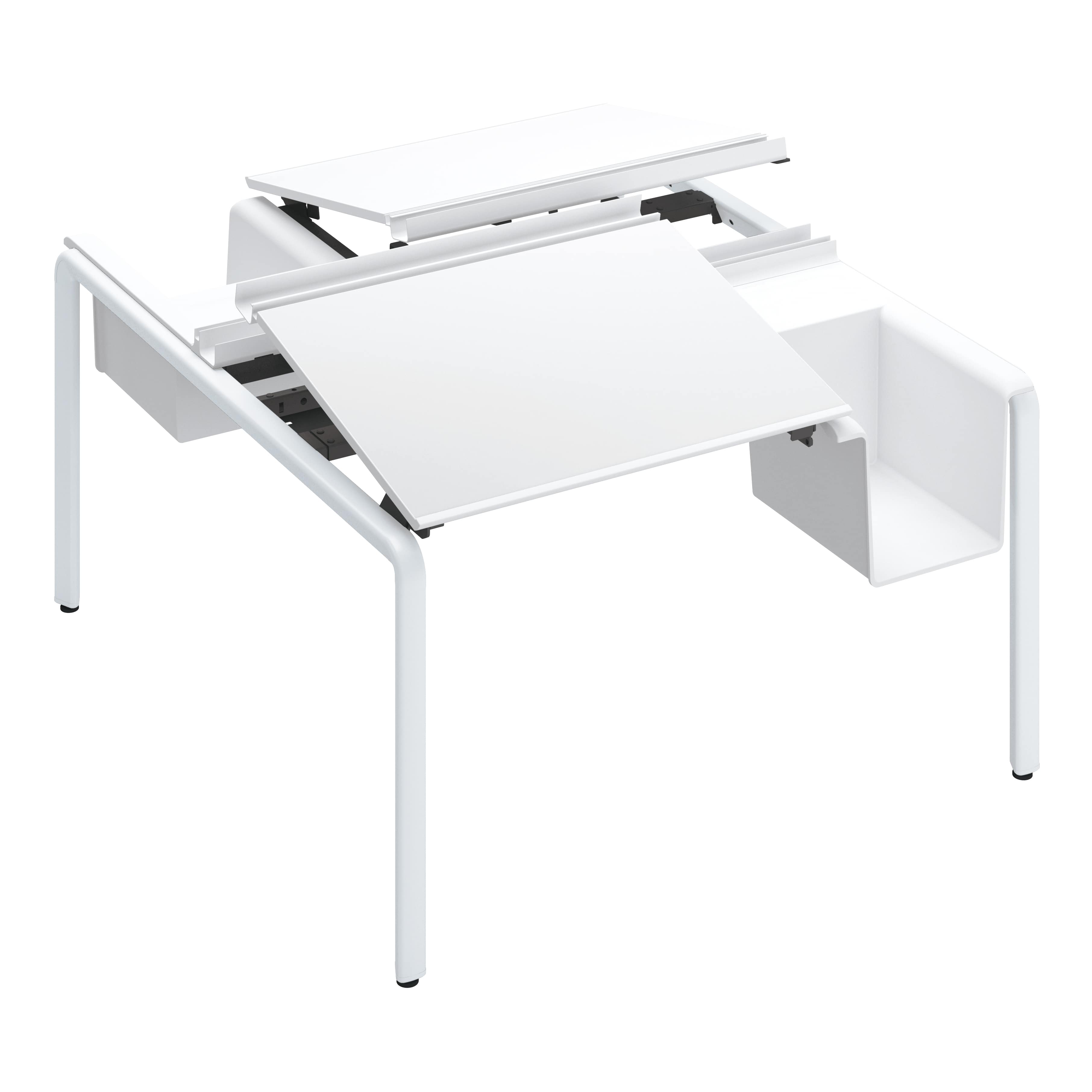 天板ホワイト／脚ホワイト