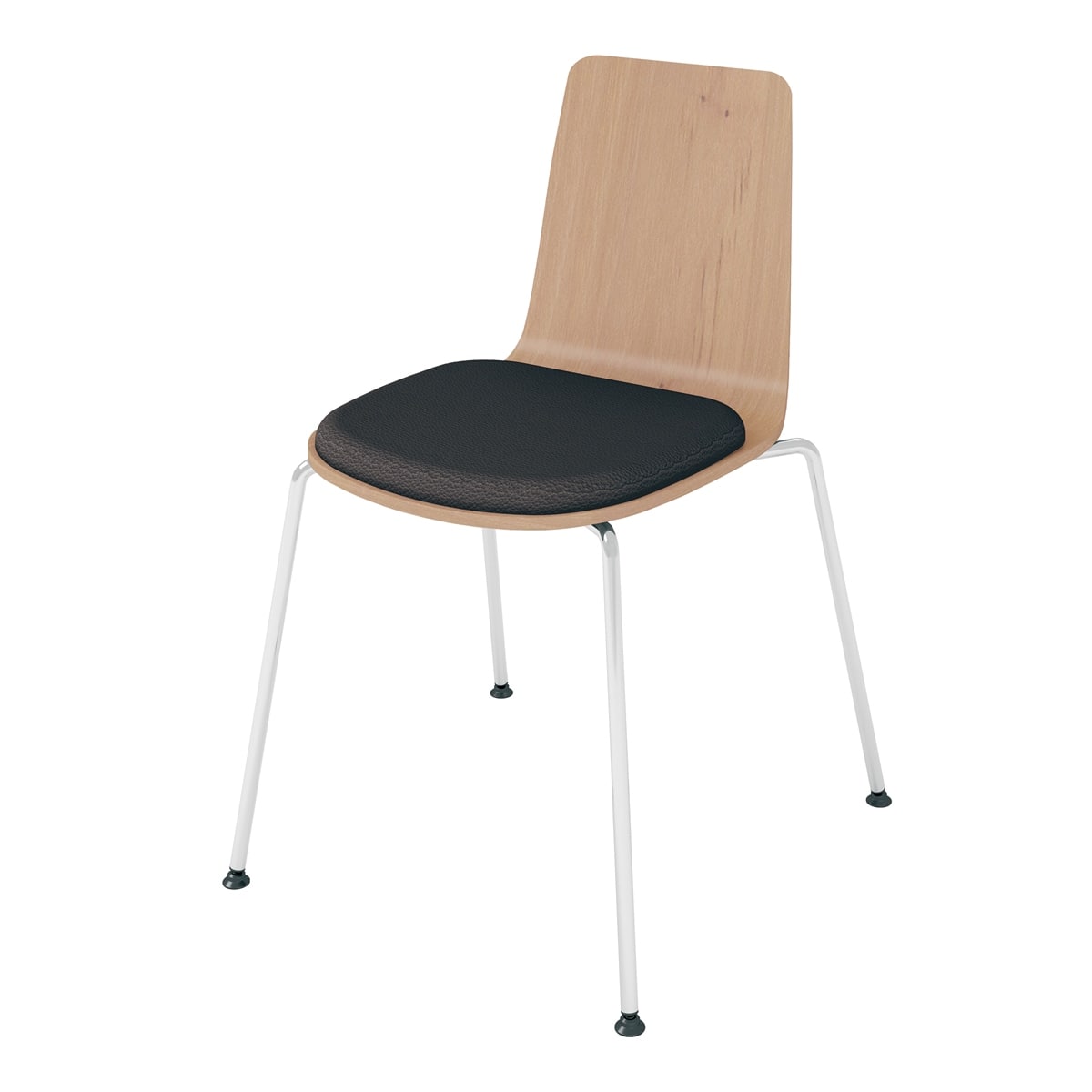 背座ティンバーミディアム／座パッド(レザー)ブラック