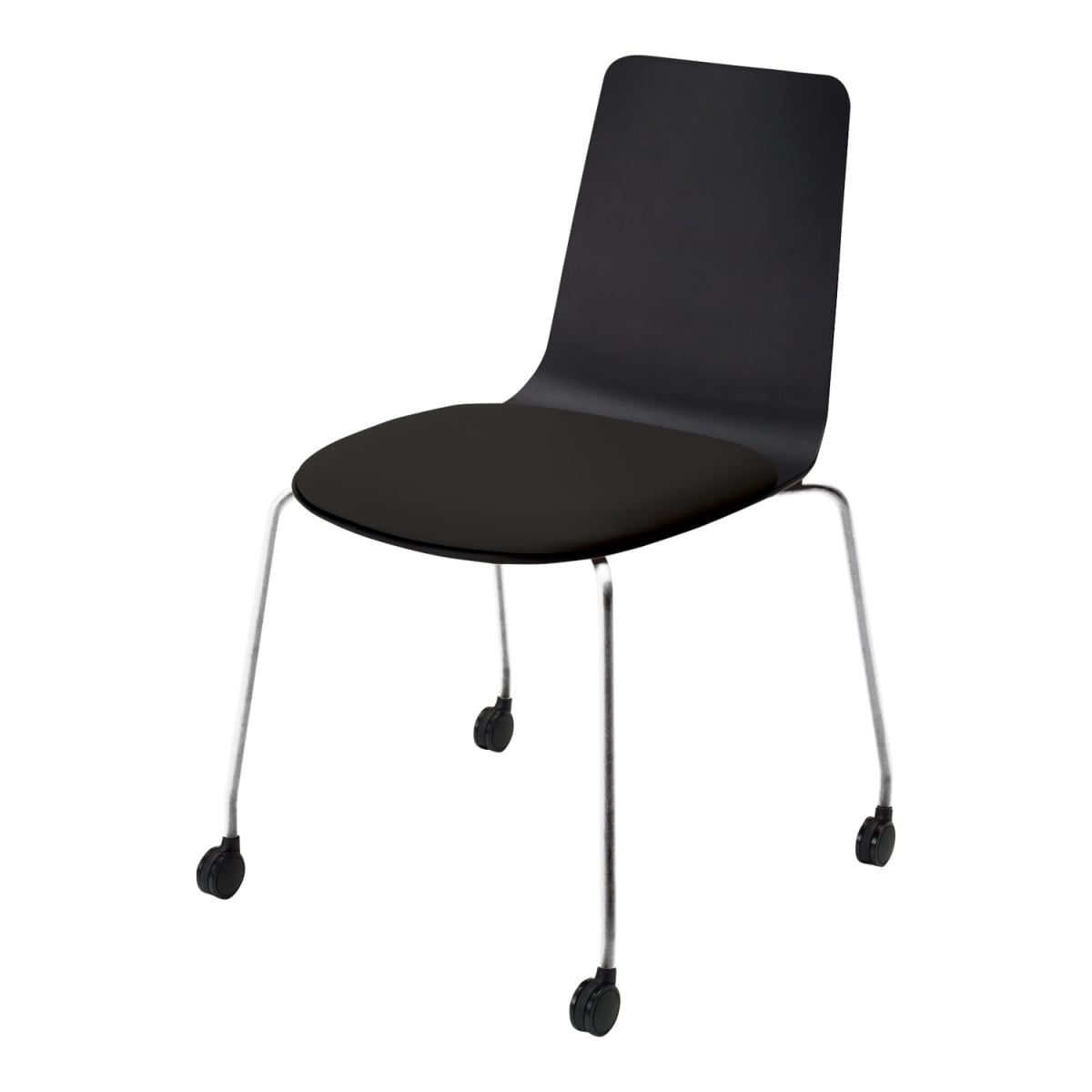 背座ブラック／座パッド(レザー)ブラック