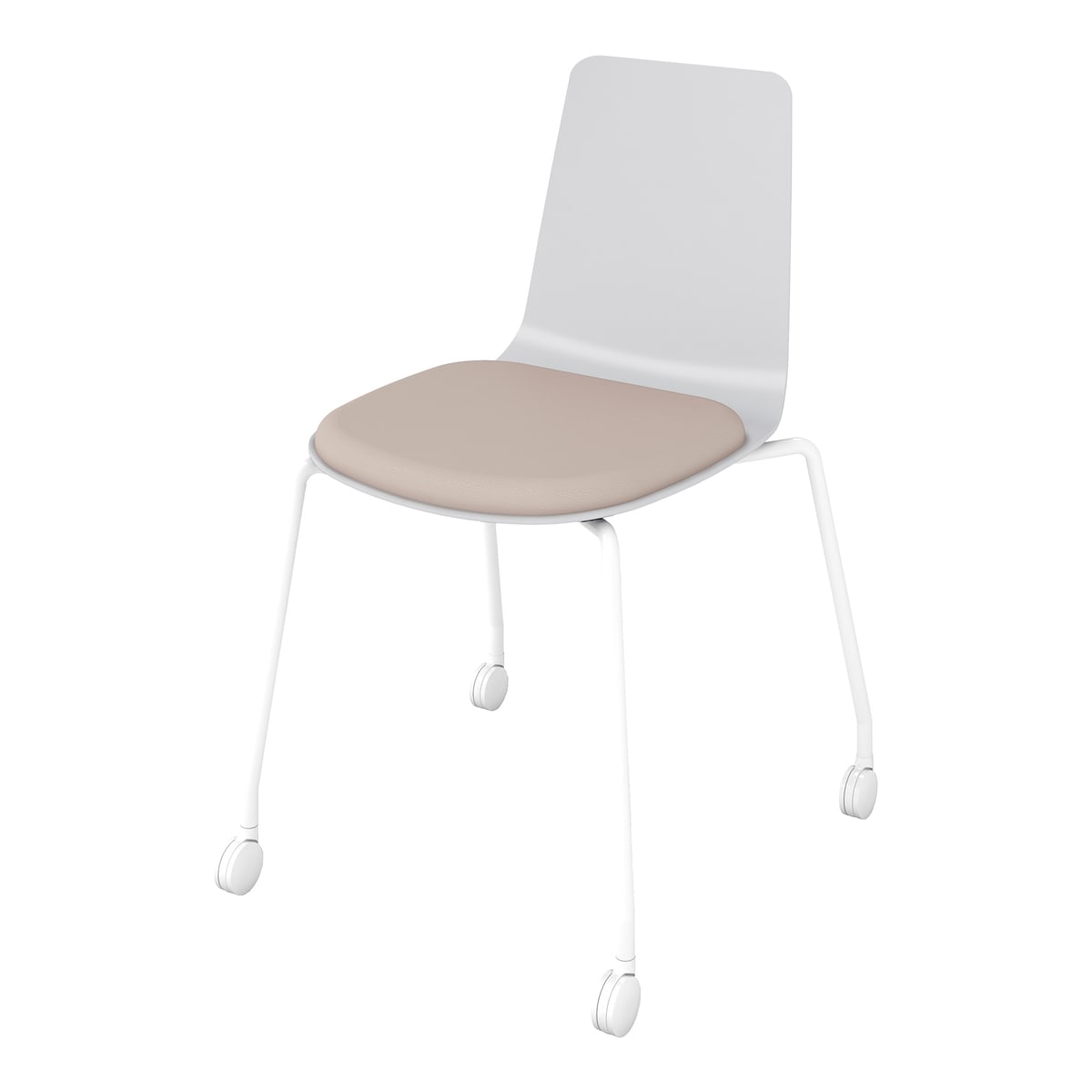 背座ライトグレー／座パッド(レザー)ブライトグレー