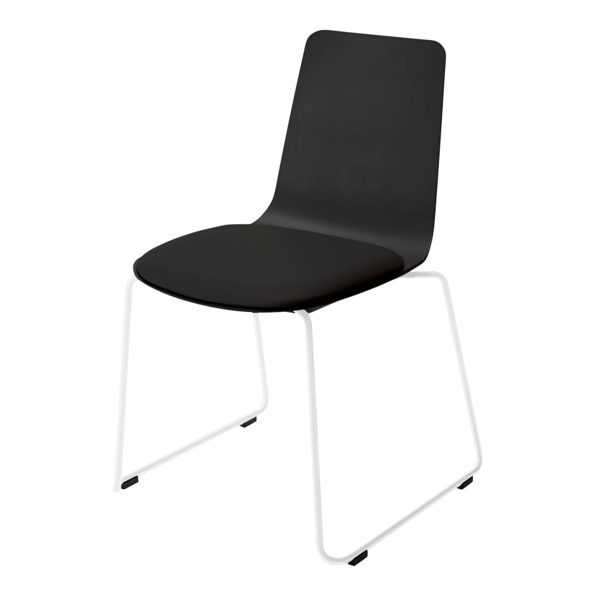 背座ブラック／座パッド(レザー)ブラック