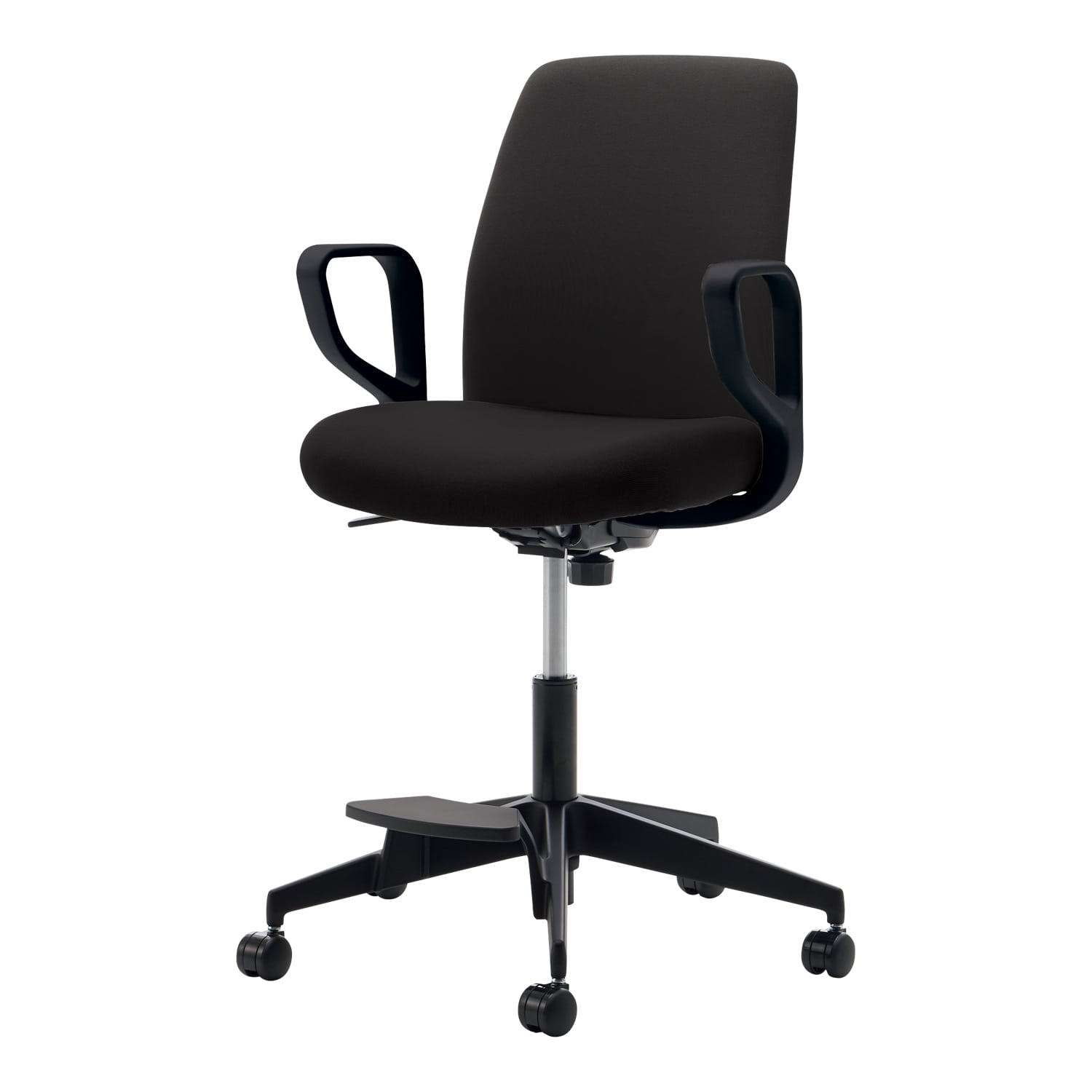 ブラック樹脂脚／背座同色／ブラック