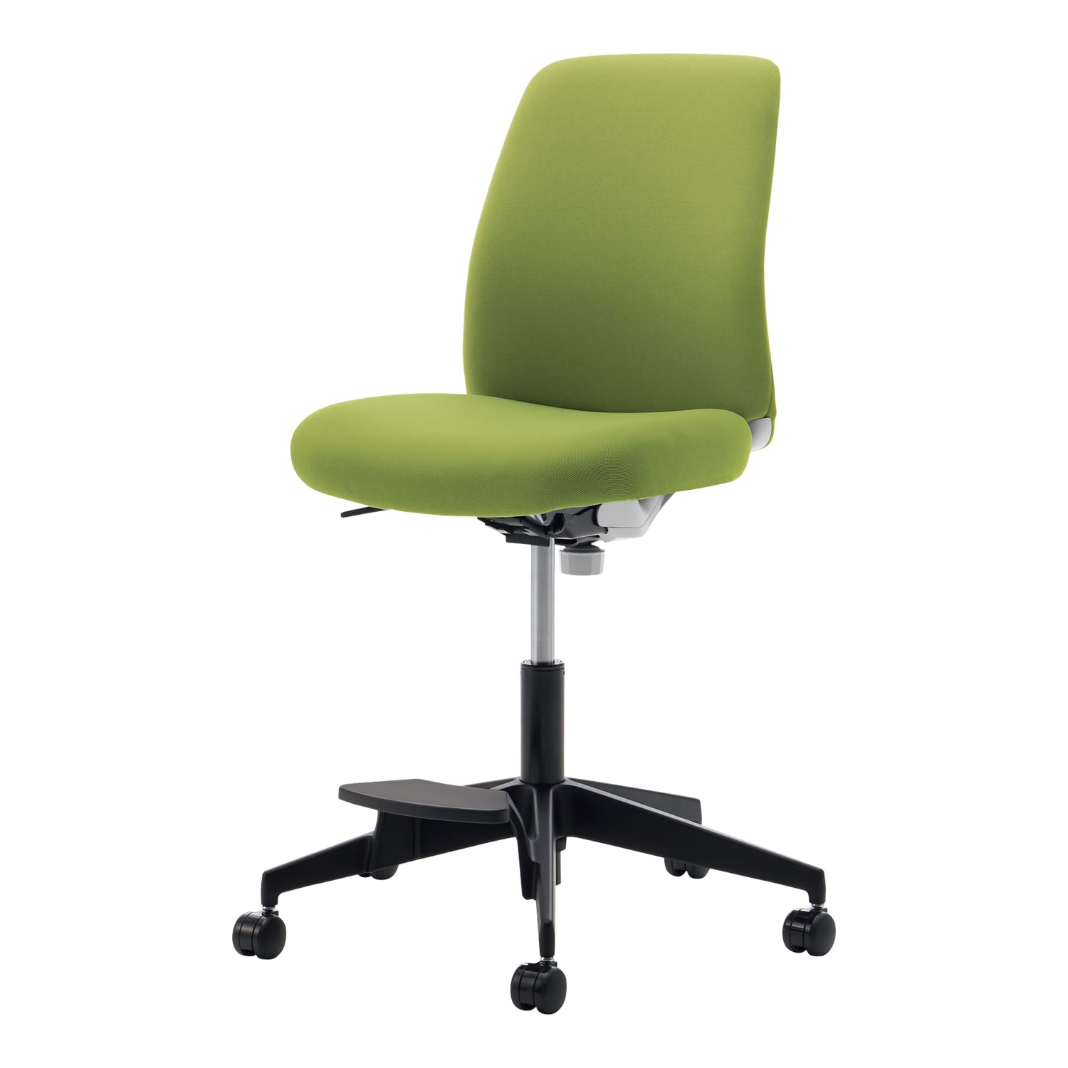 ブラック樹脂脚／背座同色／ライトオリーブ