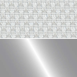 本体ホワイト／ポリッシュ脚／背座同色／ホワイト