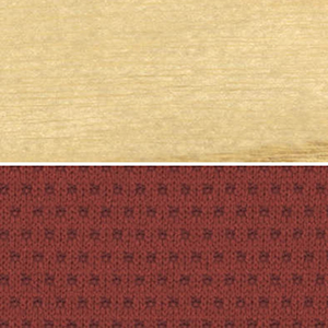 背：合板ホワイトアッシュ／座：ブリックレッド