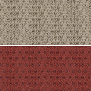 背：ミディアムグレージュ／座：ブリックレッド