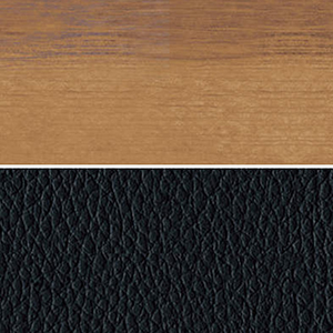 背：合板ミディアムアッシュ／座：合成皮革ブラック