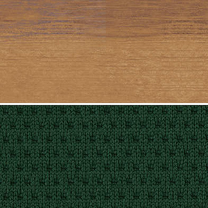 背：合板ミディアムアッシュ／座：ディープグリーン