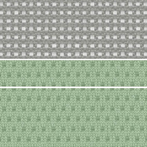 背：ライトグレー／座・ランバー： パウダーミント