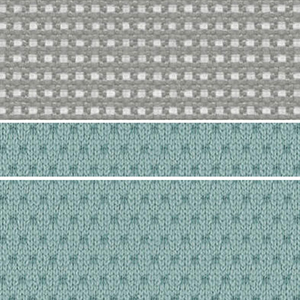 背：ライトグレー／座・ランバー： アッシュターコイズ