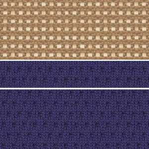 背：ソフトベージュ／座・ランバー： ディープパープル