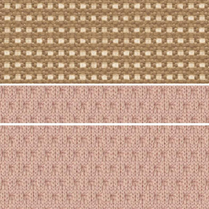 背：ソフトベージュ／座・ランバー： アッシュピンク