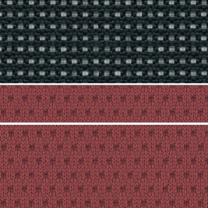 背：ブラック／座・ランバー： パーシアンレッド