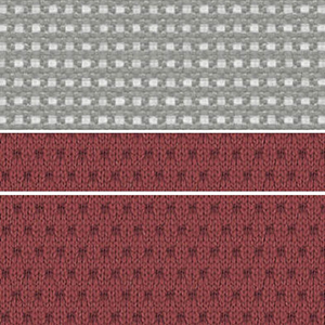 背：ライトグレー／座・ランバー： パーシアンレッド