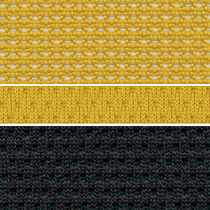 背・ランバー：オリーブイエロー／座：ブラック