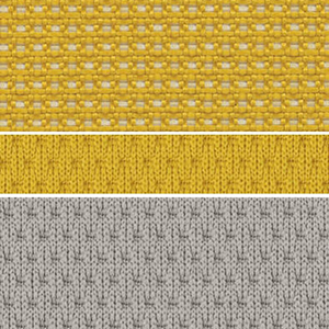 背・ランバー：オリーブイエロー／座：ライトグレー