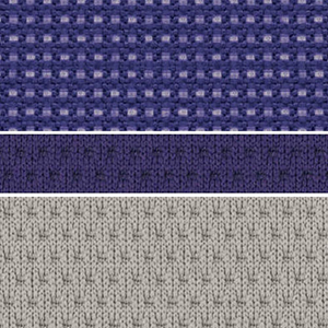 背・ランバー：ディープパープル／座：ライトグレー