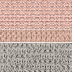 背・ランバー：アッシュピンク／座：ライトグレー