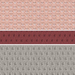 背：アッシュピンク／座：ライトグレー／ランバー：パーシアンレッド