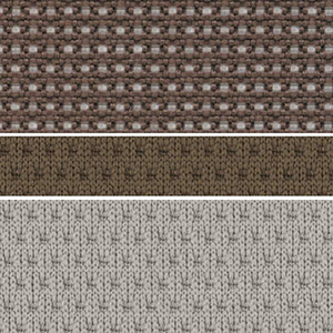 背・ランバー：ダークグレージュ／座：ライトグレー