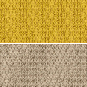 背：オリーブイエロー／座：ソフトベージュ