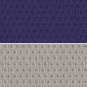 背：ディープパープル／座：ライトグレー