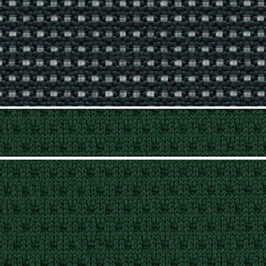 背：ブラック／座・ランバー： ディープグリーン