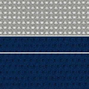 背：ライトグレー／座・ランバー： ネイビー