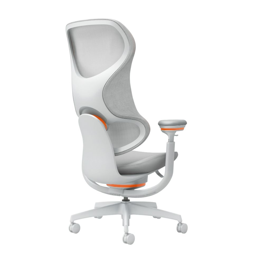 ライトグレー／サンオレンジ