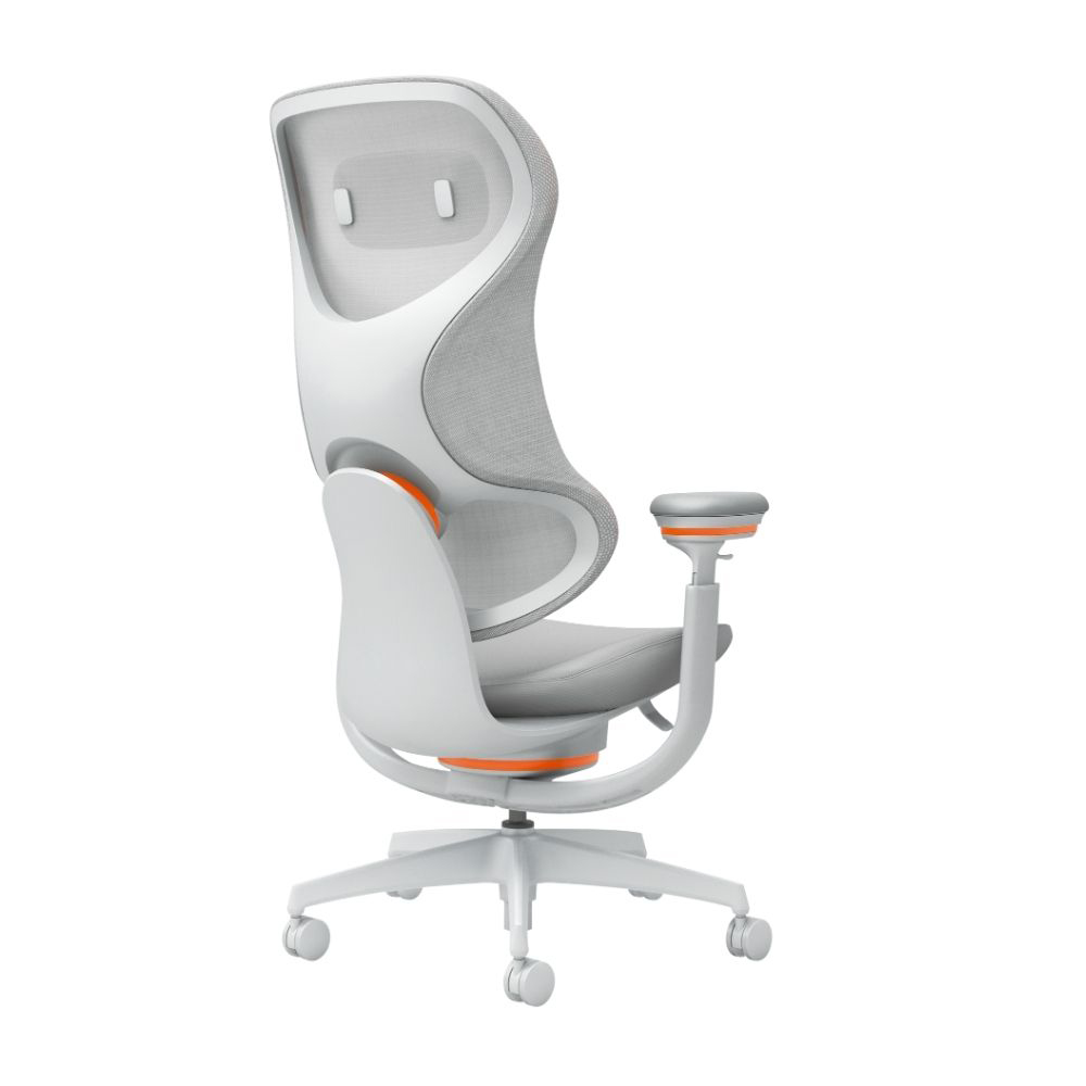 ライトグレー／サンオレンジ