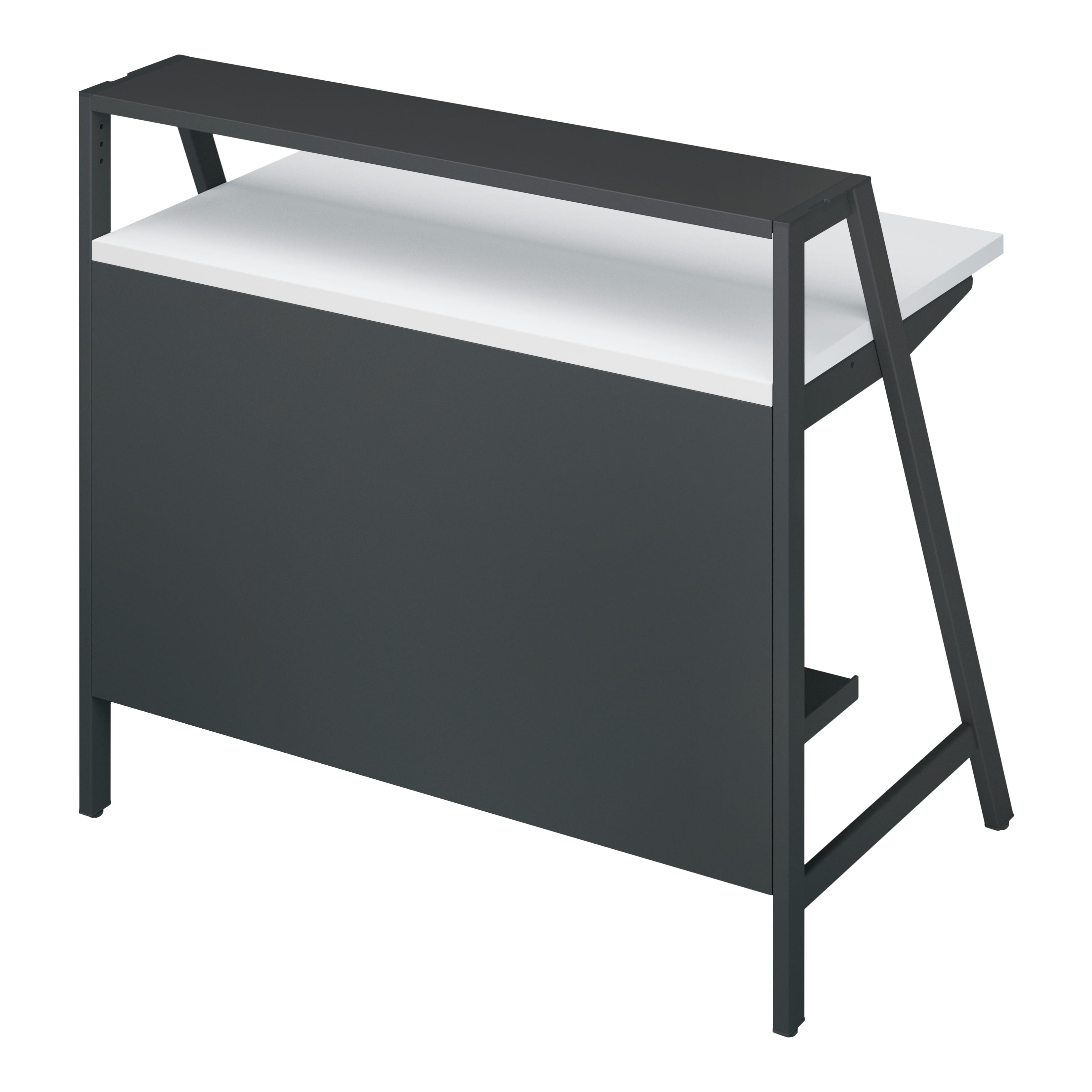 天板ホワイト/脚ブラック