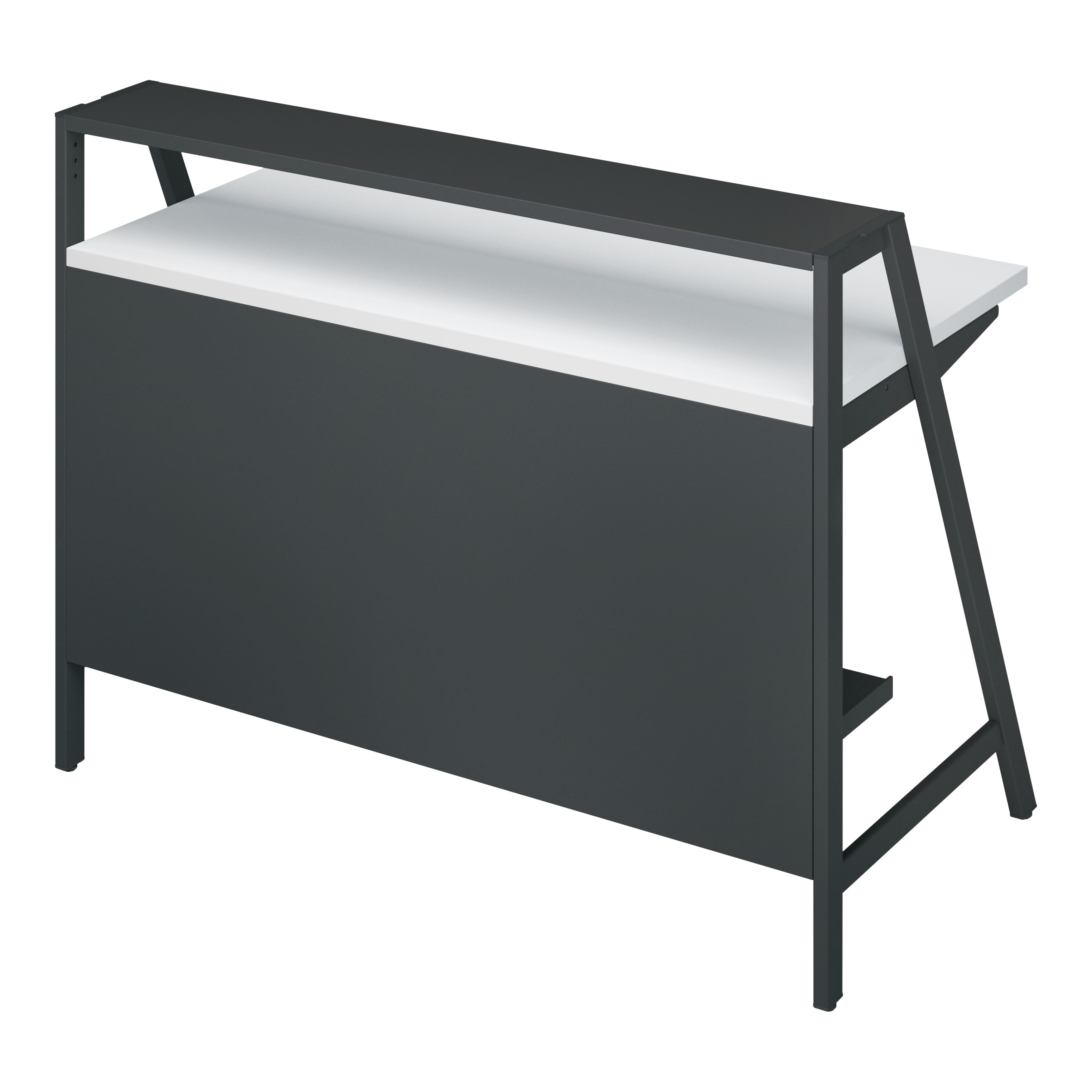 天板ホワイト／脚ブラック