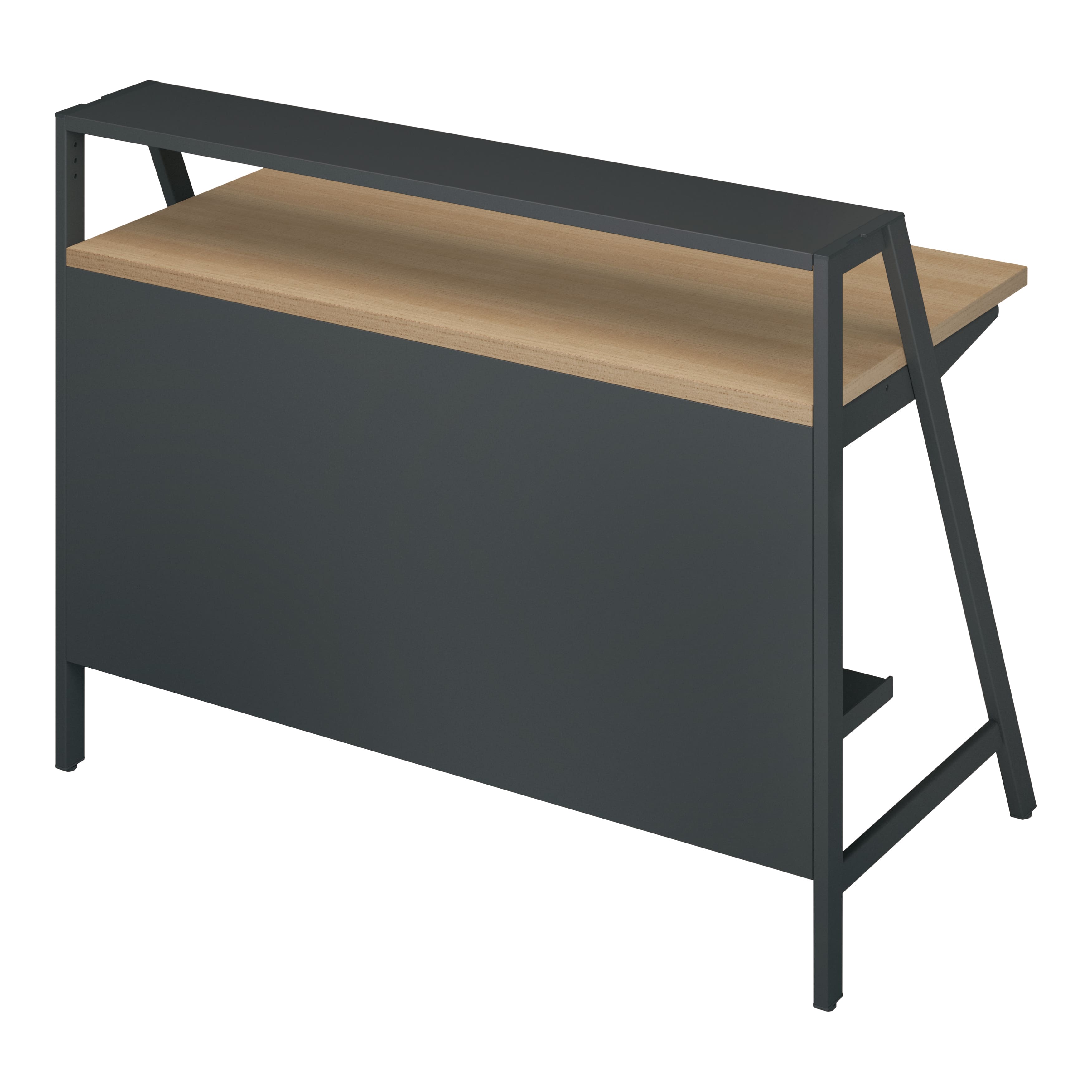 天板ラスティックミディアム/脚ブラック