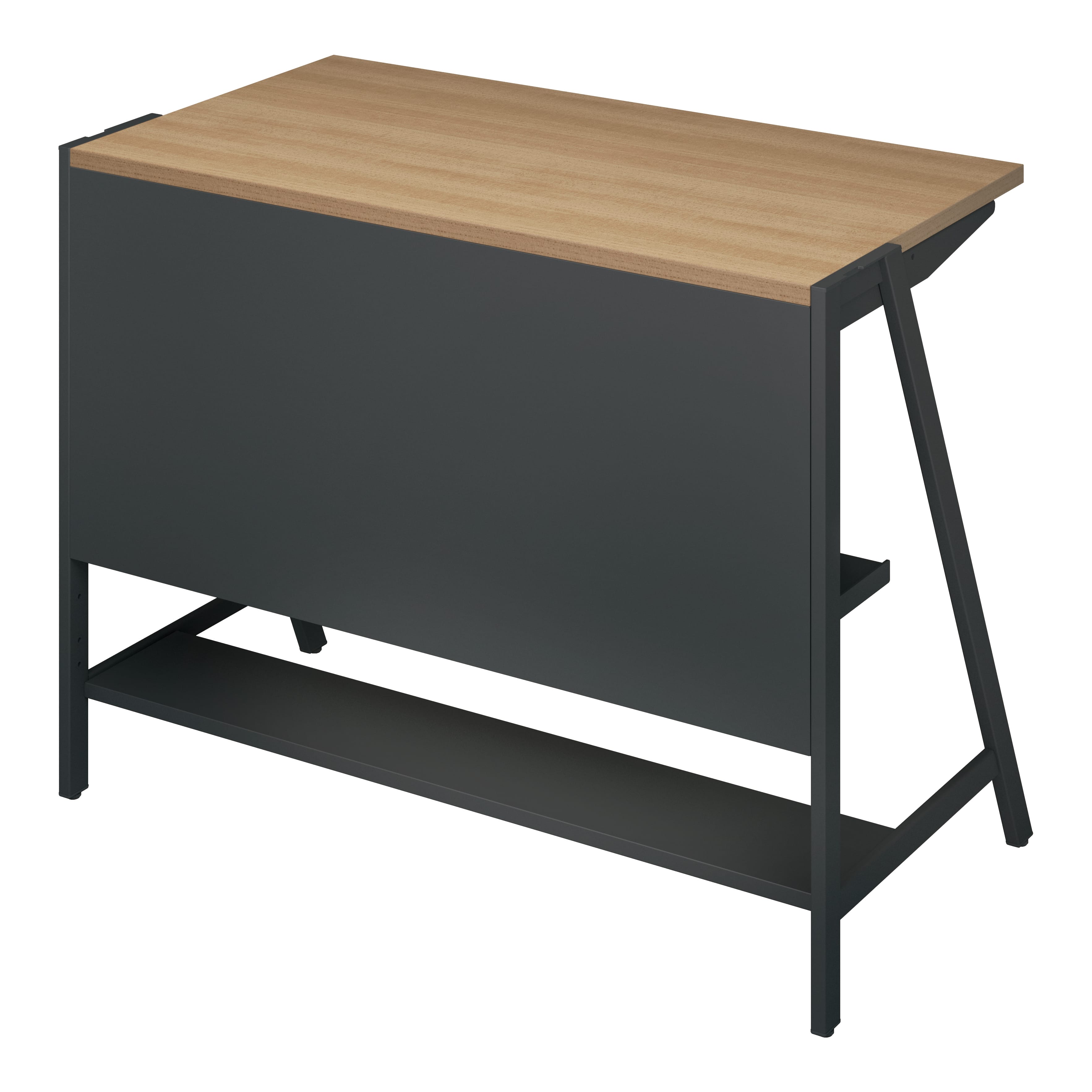 天板ラスティックミディアム／脚ブラック