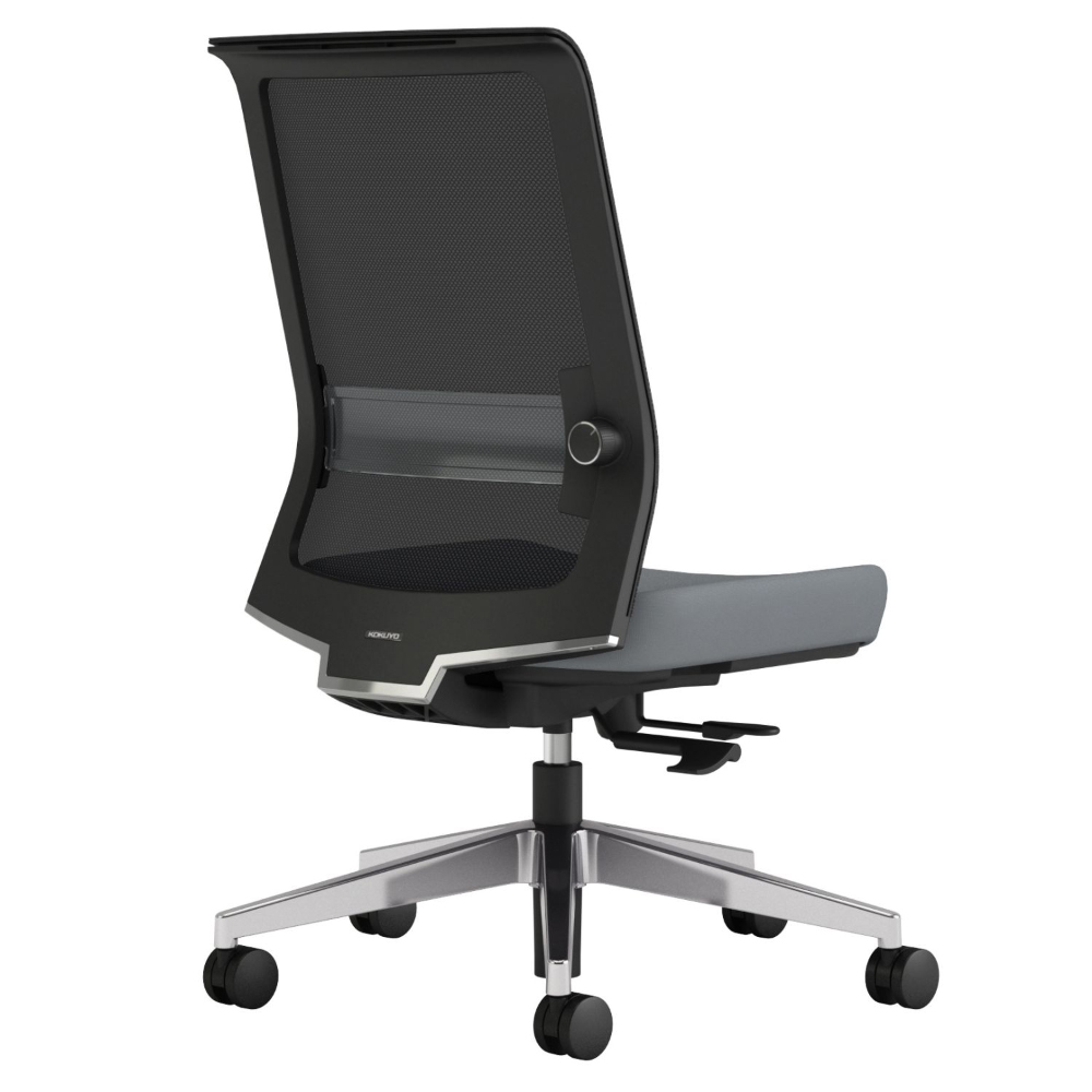 ブラックフレーム／張地グレー