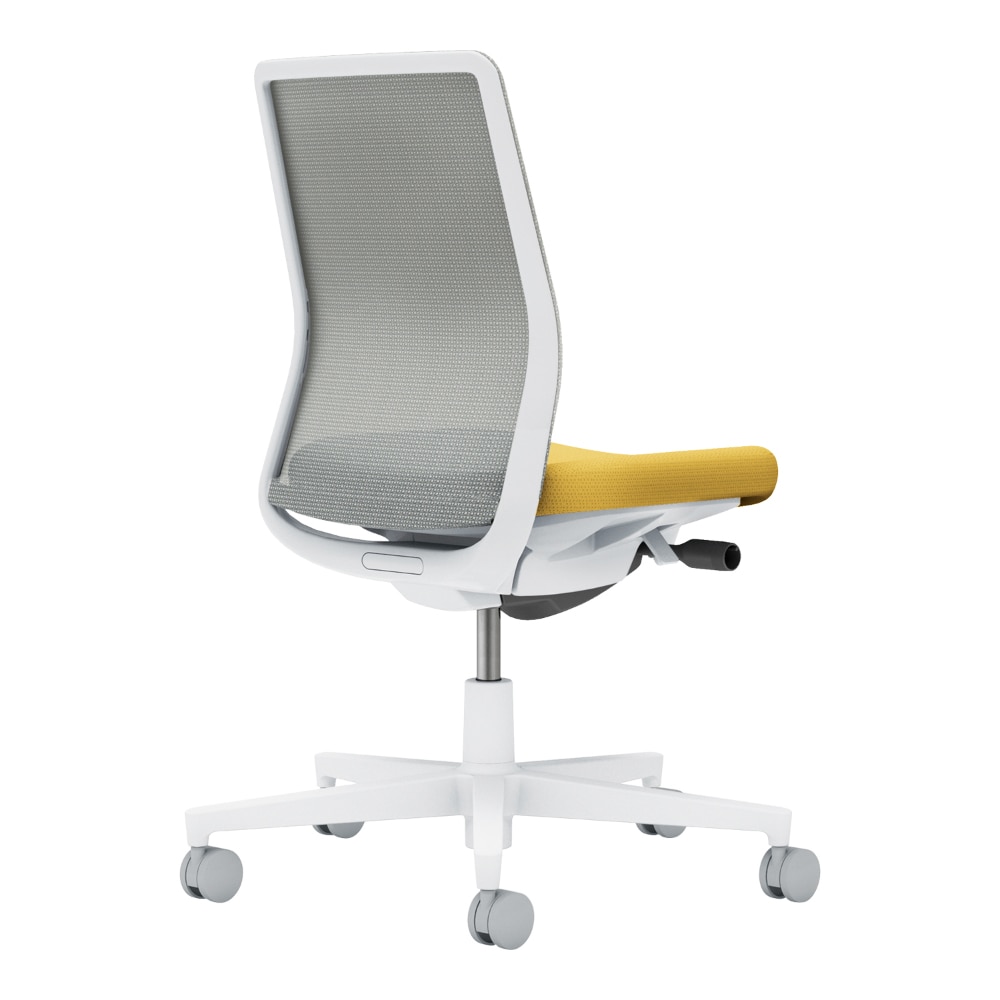 背:ライトグレー/座:オリーブイエロー