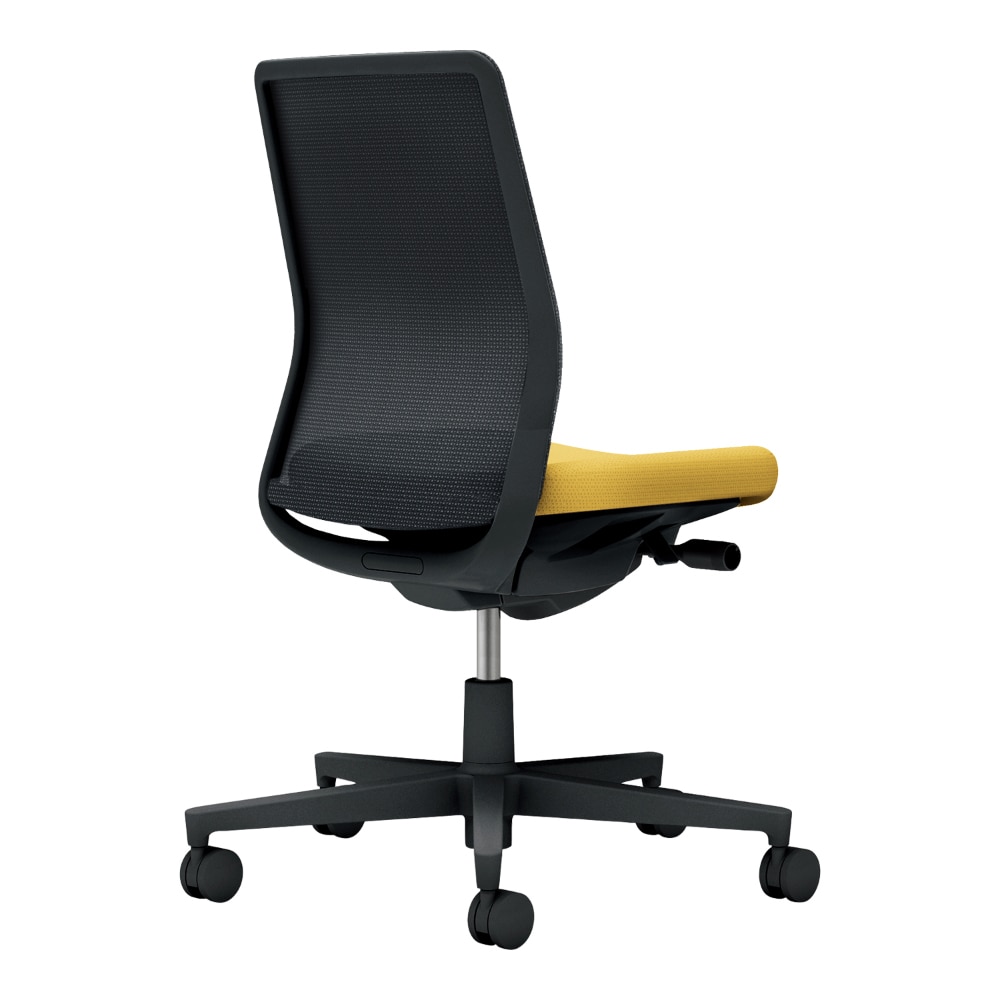 背：ブラック／座：オリーブイエロー