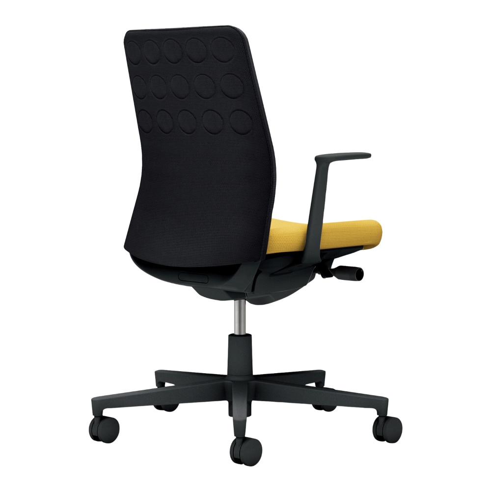 背：ブラック／座：オリーブイエロー