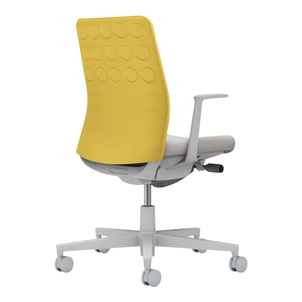 背：オリーブイエロー／座：ライトグレー