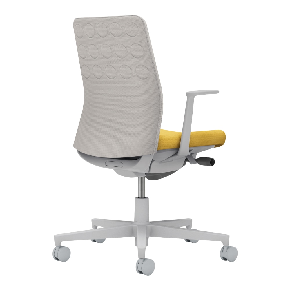 背:ライトグレー/座:オリーブイエロー