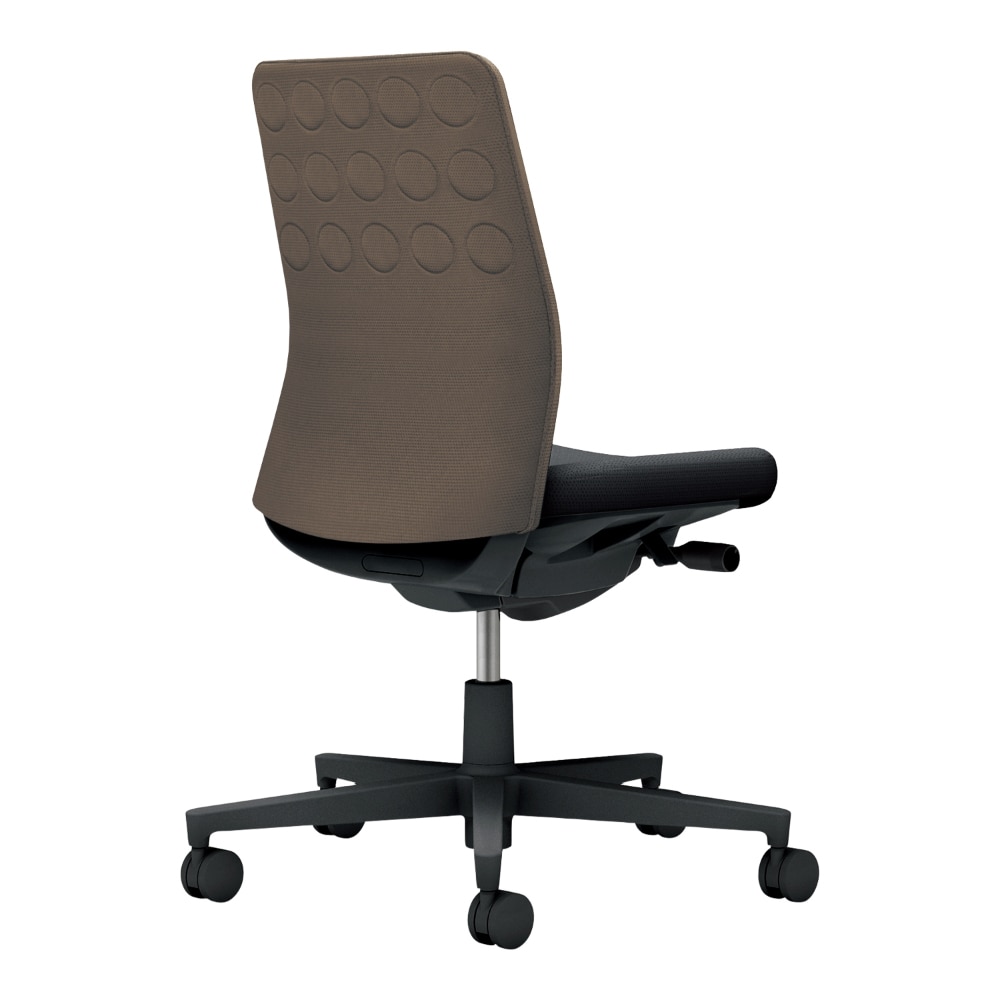 背：ダークグレージュ／座：ブラック