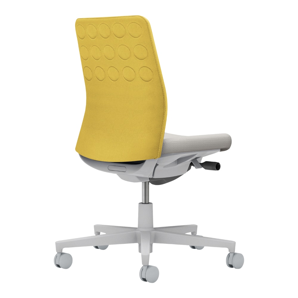 背：オリーブイエロー／座：ライトグレー