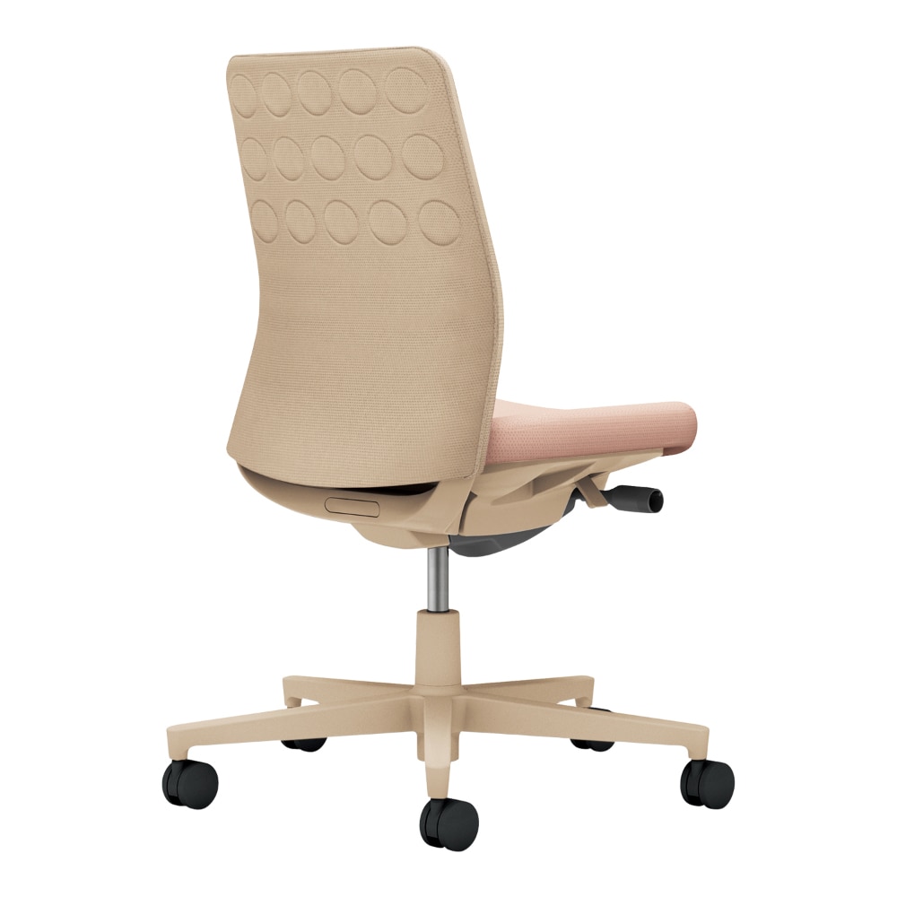 背：ソフトベージュ／座：アッシュピンク