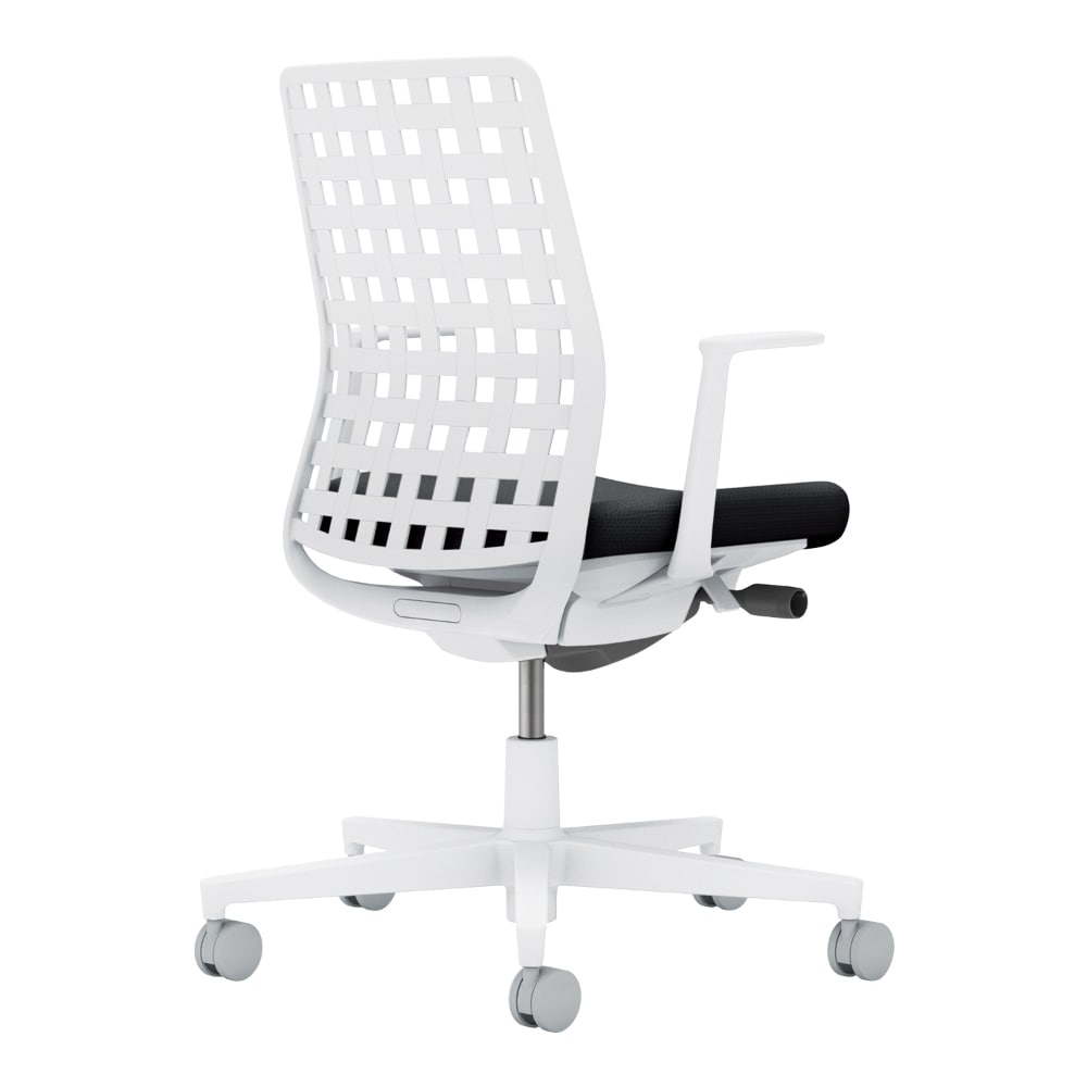 背樹脂：ホワイトグレー／座：ブラック