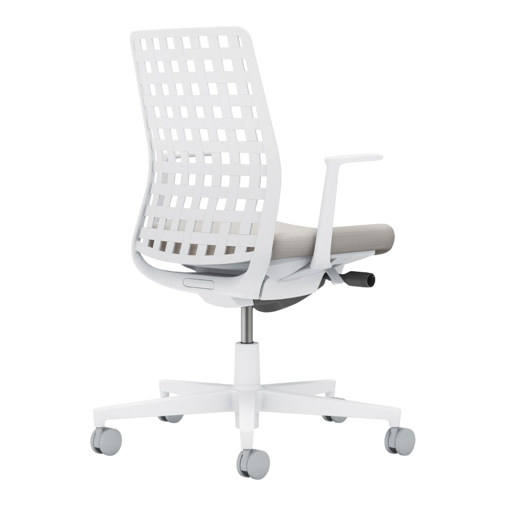 背樹脂：ホワイトグレー／座：ライトグレー