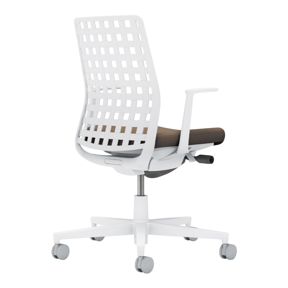 背樹脂：ホワイトグレー／座：ダークグレージュ