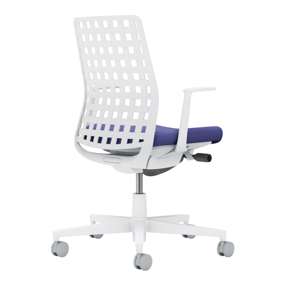 背樹脂：ホワイトグレー／座：ディープパープル