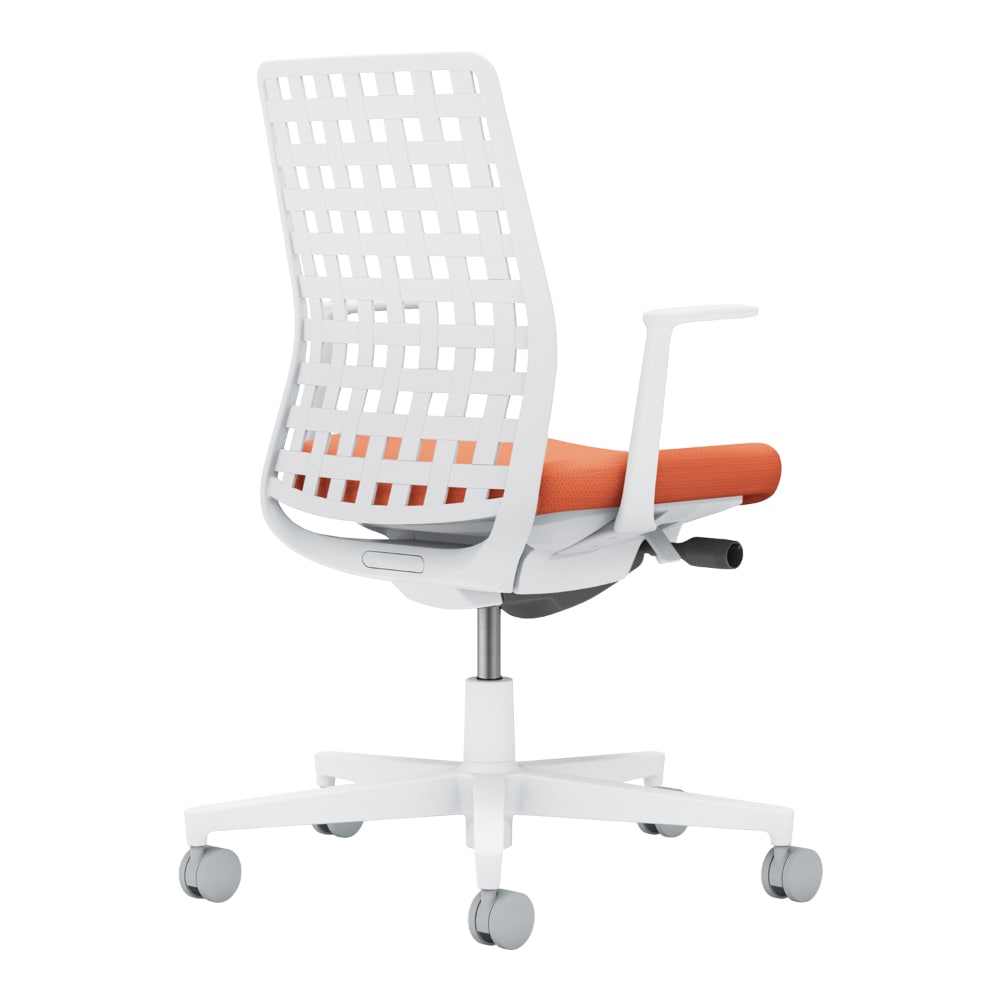 背樹脂：ホワイトグレー／座：ソフトテラコッタ