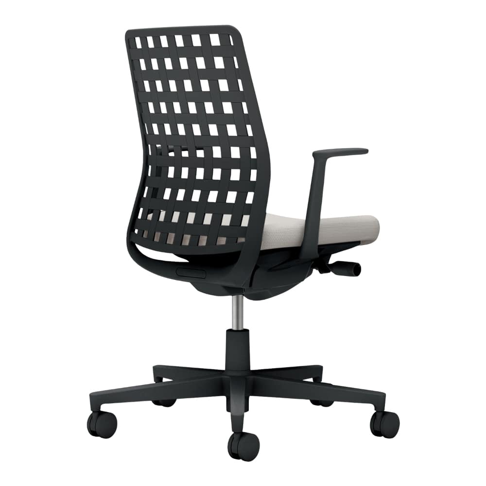 背樹脂：ブラック／座：ライトグレー