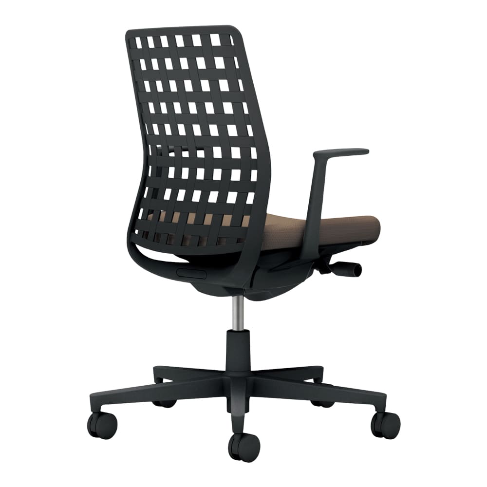 背樹脂：ブラック／座：ダークグレージュ